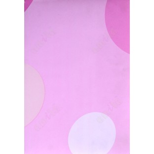 Pink white geometric pattern poly blackout roller blind   109389